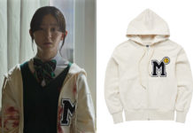 All of Us Are Dead : On-jo’s ivory M print hoodie
