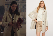 ICI TOUT COMMENCE : le manteau écru d’Anaïs dans l’épisode 341