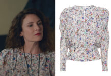 Léo Matteï, brigade des mineurs : la blouse imprimée d’Isabelle dans l’épisode 9×02