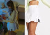 REBELDE : Jana’s white pleated mini tennis skirt in S1E07