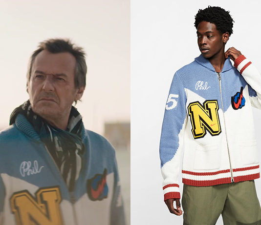 Léo Matteï, Brigade des mineurs : le gilet bleu et blanc de Léo dans l’épisode 9.4