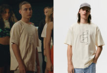 Léo Matteï, brigade des mineurs : le t-shirt blanc cassé à motif géométrique de Milo dans l’épisode 9×01