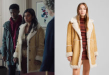 ICI TOUT COMMENCE : la veste effet suédine de Deva dans l’épisode 356