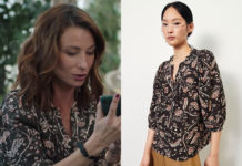 DEMAIN NOUS APPARTIENT : la blouse à imprimé floral de Raphaëlle dans l’épisode 1151