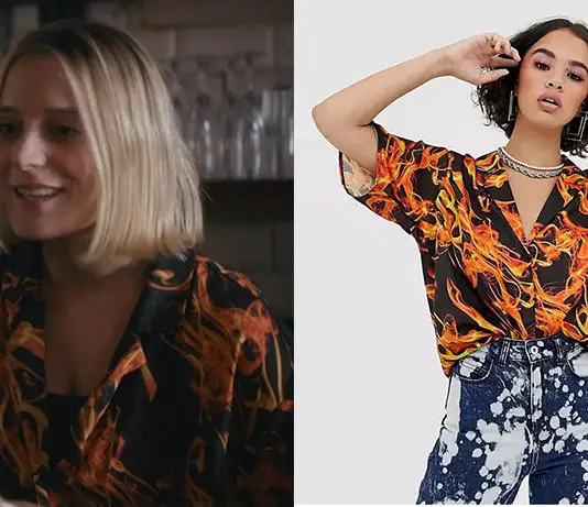 Jeune & Golri : la chemise « flammes’ d’Adé dans l’épisode 1×02