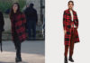 ICI TOUT COMMENCE : le manteau style tartan de Célia dans l’épisode 376