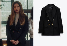 ICI TOUT COMMENCE : le blazer noir de Charlène