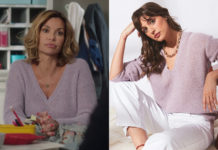 DEMAIN NOUS APPARTIENT : le pull parme de Chloé dans l’épisode 1164