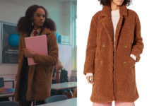HEARTSTOPPER : Elle’s Faux Fur Teddy Long Coat