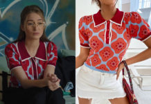 ICI TOUT COMMENCE : le tricot fleuri d’Hortense dans l’épisode 381