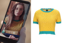 ICI TOUT COMMENCE : le petit pull ocre d’Hortense dans l’épisode 387