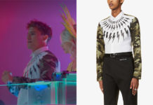 ÉLITE : Ivan’s bolt and camo print shirt in S5E07