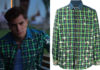 ÉLITE : Ivan’s checked distressed shirt in S5E06