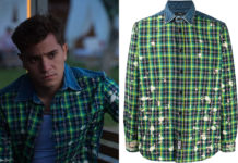 ÉLITE : Ivan’s checked distressed shirt in S5E06