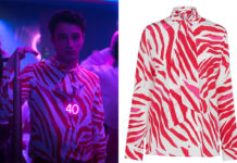 ÉLITE : Phillipe’s red zebra-print shirt in S5E06