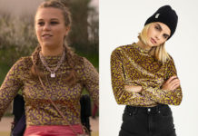 Les 7 vies de Léa : le top léopard en velours de Romane dans l’épisode 1