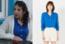 DEMAIN NOUS APPARTIENT : le pull bleu de Soraya