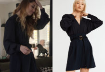 DEMAIN NOUS APPARTIENT : la robe bleu marine de Victoire dans l’épisode 1166