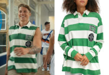 LOVESTRUCK HIGH :Alex’s green rugby polo shirt in S1E01