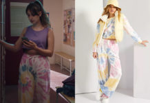 ICI TOUT COMMENCE : le pantalon large tie dye de Jasmine dans l’épisode 399