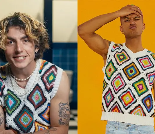 LOVESTRUCK HIGH : Kyle’s crochet vest