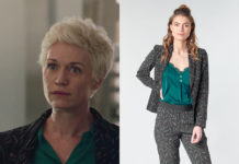 Ici tout commence : le blazer imprimé d’Olivia dans l’épisode 396.