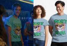 STRANGER THINGS : Skate or die tee in S4E02