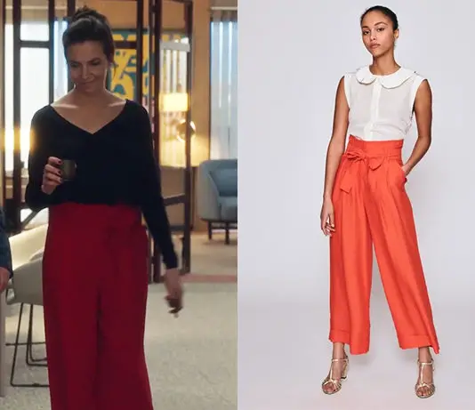 DEMAIN NOUS APPARTIENT : le pantalon rouge de Sophie dans l’épisode 1187