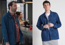DEMAIN NOUS APPARTIENT : la veste en denim de Tristan dans l’épisode 1184