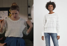 DEMAIN NOUS APPARTIENT : le pull blanc de Victoire dans l’épisode 1185