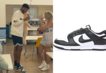 LOVESTRUCK HIGH : Alexis’s black and white sneakers