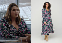 DEMAIN NOUS APPARTIENT : la robe à fleurs d’Audrey dans l’épisode 1207