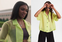 FIRST KILL : Calliope’s yellow shirt in S1E01