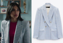 DEMAIN NOUS APPARTIENT : le blazer pied-de-poule de Camille dans l’épisode 1200