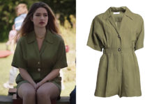 ICI TOUT COMMENCE : le combishort kaki de Charlène dans l’épisode 430