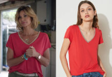 DEMAIN NOUS APPARTIENT : le t-shirt rouge de Chloé dans l’épisode 1220