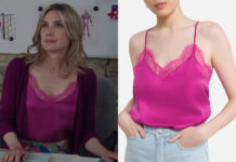 ICI TOUT COMMENCE : le caraco fuchsia de Constance dans l’épisode 420
