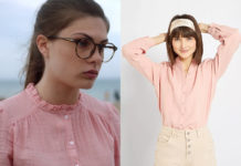 DEMAIN NOUS APPARTIENT : la chemise rose au col volanté d’Elsa dans l’épisode 1208