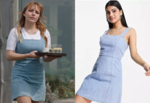 DEMAIN NOUS APPARTIENT : la robe chasuble bleue de Judith dans l’épisode 1205