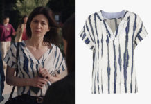 ICI TOUT COMMENCE : la blouse à rayures tie dye de Lola dans l’épisode 425