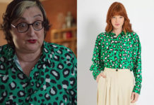 DEMAIN NOUS APPARTIENT : la chemise léopard de Mona dans l’épisode 1206