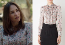 ICI TOUT COMMENCE : la chemise imprimé cachemire de Rose dans l’épisode 429