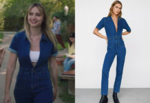 ICI TOUT COMMENCE : la combinaison en denim bleu de Salomé dans l’épisode 431