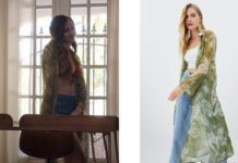 DEMAIN NOUS APPARTIENT : la longue chemise kaki de Sofia dans l’épisode 1218