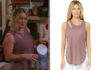 HOW I MET YOUR FATHER : Sophie’s pink yoga tank top