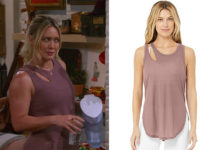 HOW I MET YOUR FATHER : Sophie’s pink yoga tank top