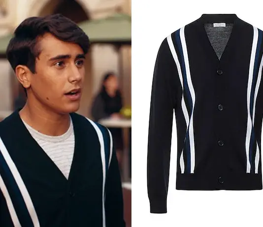 LOVE VICTOR : Victor’s striped cardigan in S3E03