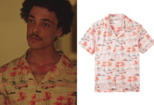 PLUS BELLE LA VIE : la chemise palmiers-voitures de Baptiste dans l’épisode spécial « Retrouvailles »