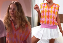 En apparence… rien ne change : le pull à losanges de Beta dans l’épisode 1