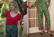 ICI TOUT COMMENCE : le pantalon fleuri de Constance dans l’épisode 436